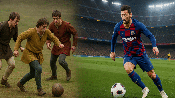 Histoire du football : l’évolution du sport, de la soule médiévale aux stades modernes et aux jeux vidéo Histoire du football : l’évolution du sport, de la soule médiévale aux stades modernes et aux jeux vidéo